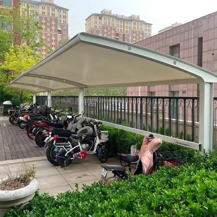 临邑县膜结构电动车棚